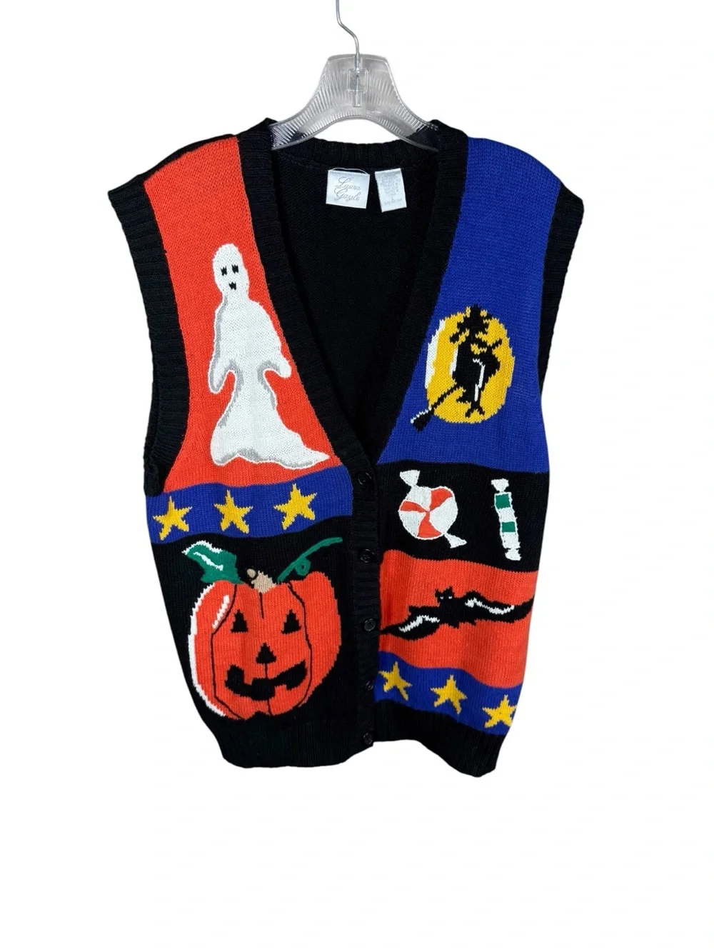 Laura Gayle Halloween Sweater Vest